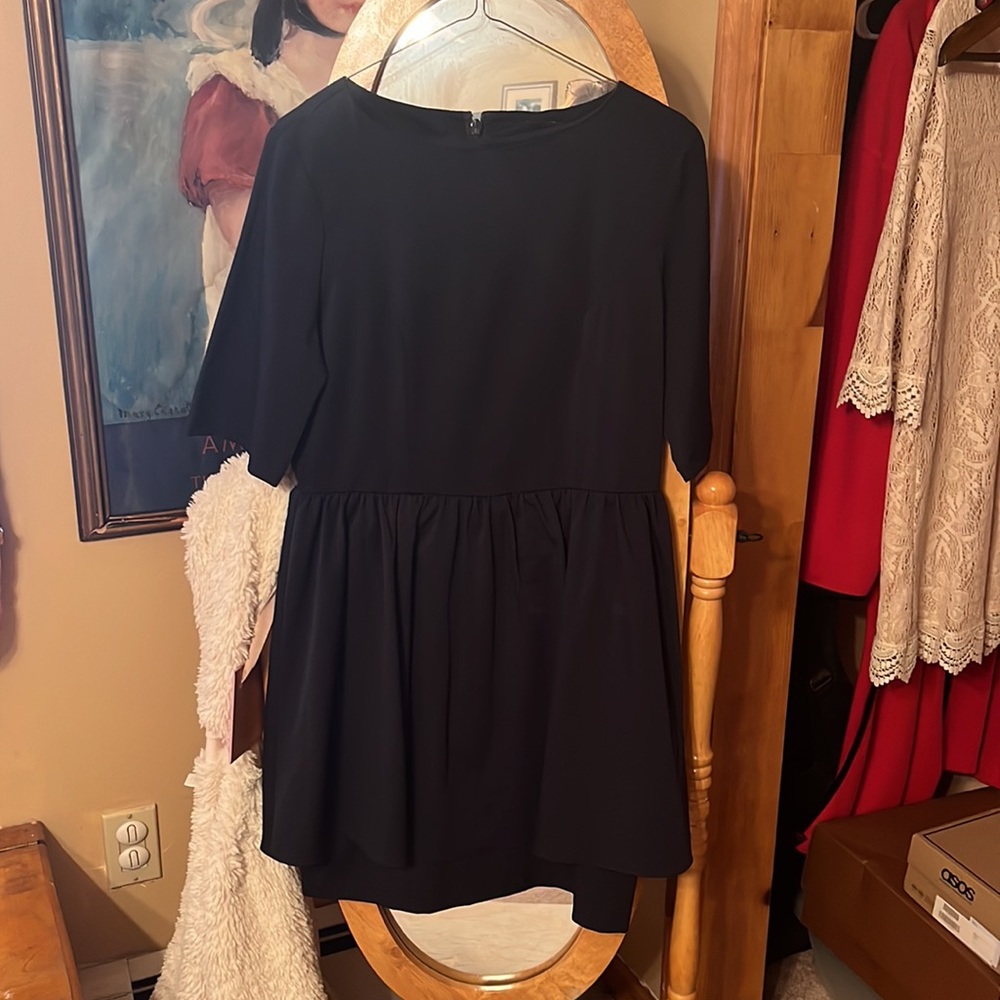 ASOS dark navy dress